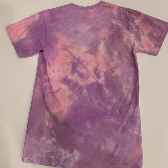 Life Is Good Women’s Tie Dye T-Shirt Size Small Pink Purple Short Sleeve Tee - Picture 4 of 6